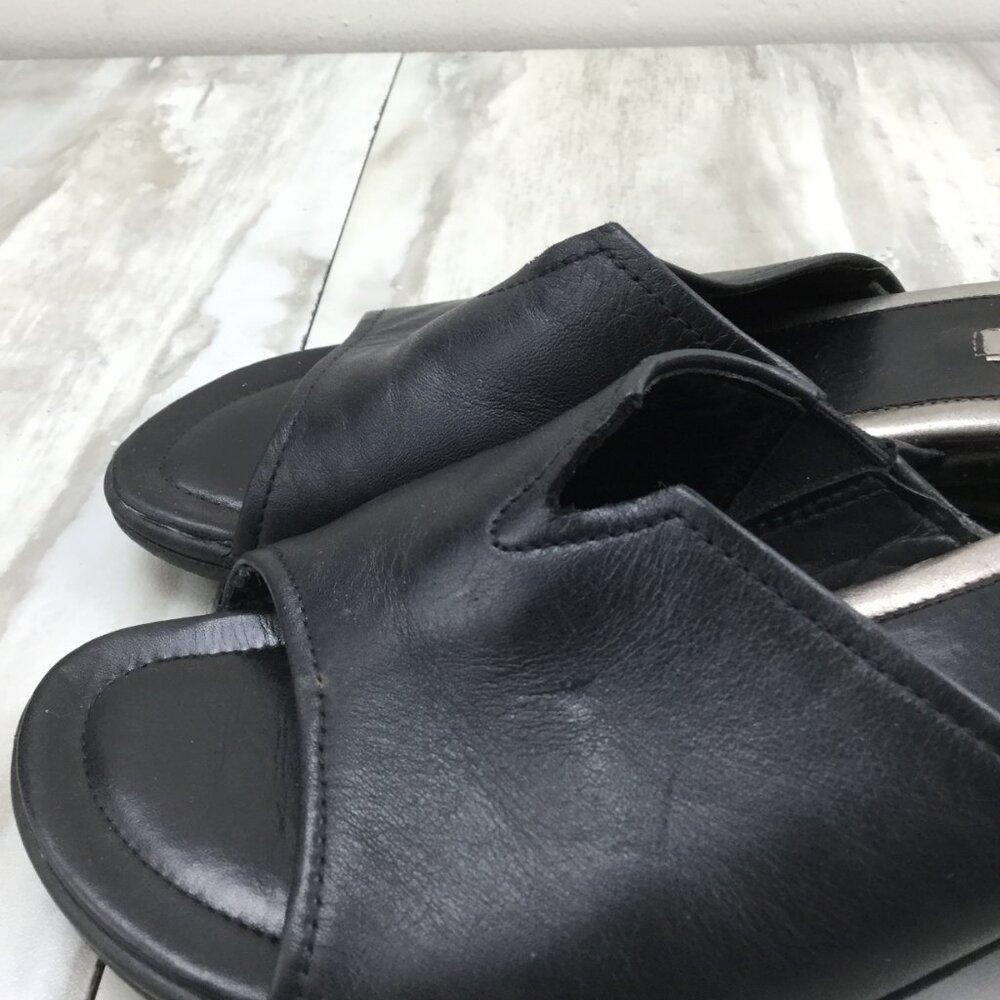 ECCO Black Sandal 38 - Picture 6 of 10